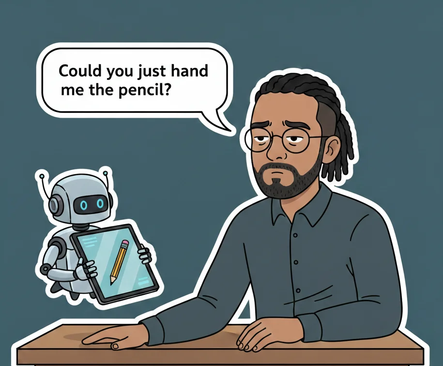 Hand Me That AI Please Image